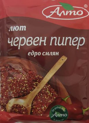 Лют червен пипер едро смлян