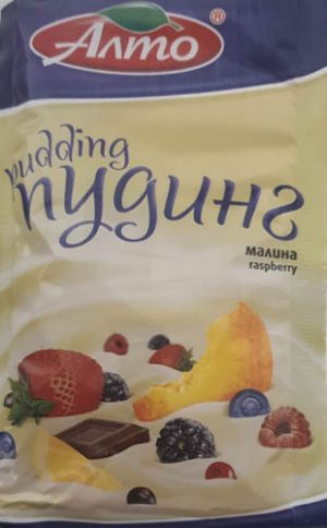 Пудинг малина